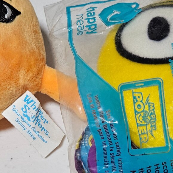 Hamster Elephant Worm Snake Orange Smiley Face Lot Of 6 Plush Stuffed Animals - Picture 8 of 12